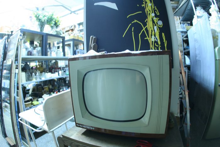 Telewizor kineskopowy, lata 70.