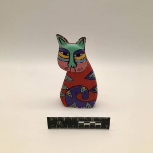 Figurka kota ceramiczna pop-art