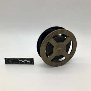 Industrialna szpula — rekwizyt steampunk